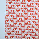 Cherry & Flower Square Patchwork 30s Cotton Fabric printed in Korea 36" x 57" 90cm x 145cm by the Yard
