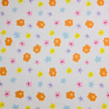 Cute Bear Like Flower Floral Patterned 40s Fabric made in Korea by the Yard 36" x 58" or 90 x 145cm