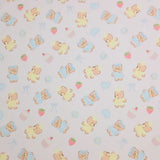 料理テディベア柄 40 年代生地 韓国製 ヤード単位 36" x 58" または 90 x 145cm