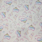 Ribbon Cat Kitten Patterned 40s Fabric made in Korea by the Yard 36" x 58" or 90 x 145cm