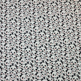 Cute Panda Bear Face Patterned 40s Fabric made in Korea by the Yard 36" x 58" or 90 x 145cm
