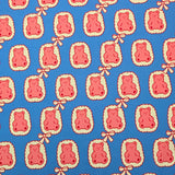 リボン付きテディベア柄 40 年代生地 韓国製 ヤード単位 36" x 58" または 90 x 145cm