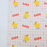 草莓熊兔圖案 40 年代韓國原廠製造面料 36 英寸 x 58 英寸或 90 x 145 厘米