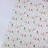 Friendly Rabbit Cat Patterned 40s Fabric made in Korea by the Yard 36" x 58" or 90 x 145cm