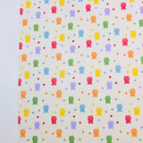 イチゴクマウサギ柄 40 年代生地 韓国製 ヤード単位 36" x 58" または 90 x 145cm