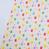 イチゴクマウサギ柄 40 年代生地 韓国製 ヤード単位 36" x 58" または 90 x 145cm