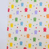 草莓熊兔圖案 40 年代韓國原廠製造面料 36 英寸 x 58 英寸或 90 x 145 厘米