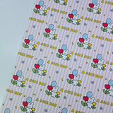 イチゴクマウサギ柄 40 年代生地 韓国製 ヤード単位 36" x 58" または 90 x 145cm