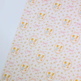 イチゴクマウサギ柄 40 年代生地 韓国製 ヤード単位 36" x 58" または 90 x 145cm