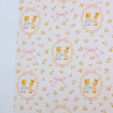 イチゴクマウサギ柄 40 年代生地 韓国製 ヤード単位 36" x 58" または 90 x 145cm