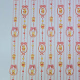 草莓熊兔圖案 40 年代韓國原廠製造面料 36 英寸 x 58 英寸或 90 x 145 厘米