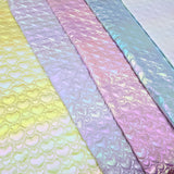 ホログラム ラブ ハート柄 ポリエステル キルティング ヌビ生地 韓国製 半ヤード 18" x 58" または 45 x 145cm