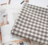 格紋格子條紋純色紫羅蘭 Biowash 面料韓國印花 36 英寸 x 62 英寸 90 厘米 x 160 厘米按碼