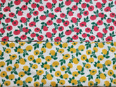 Tomato Patterned 40s Fabric made in Korea by the Half Yard 18" x 59" or 45 x 150cm