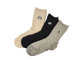 3 Pairs of Snoopy Face Socks Half-Crew Non-Binding Socks Women's Sock