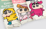 3 Pairs of Crayon Shinchan Raincoat Socks Ankle Socks Women's Socks