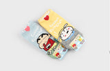 5 Pairs of Crayon Shinchan Picnic Socks Ankle Socks Women's Socks