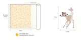 バンビキャラクター生地 韓国製 45cm x 144cm 18"x 56" / ハーフヤード