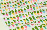 Cactus Patterned Fabric, Cute, sewing, Quilt made in Korea Half Yard