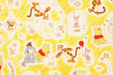 Winnie the Pooh Character Fabric made in Korea by the Half Yard