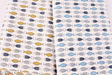 Fish Patterned Fabric made in Korea by Half Yard