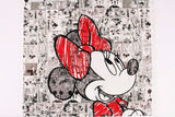 Disney Mickey, Minnie Mouse Character Fabric made in Korea / 50cmX110cm by the Panel