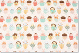 Animal Tiger, Rabbit, Lamb, Duck etc Character Fabric made in Korea by Half Yard