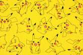 ポケットモンスター、ポケモン、ピカチュウのキャラクター生地(韓国製、半ヤード単位)