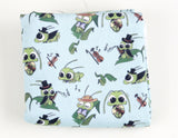 Animal) Grasshopper Character Fabric made in Korea by Half Yard
