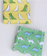 恐龍暴龍腕龍圖案布料,可愛,兒童,縫紉,被子,韓國製造,半碼