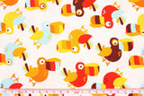 Toucan printed Fabric by the Half Yard