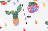 サボテン柄生地、かわいい、裁縫、韓国製キルト ハーフヤード