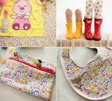 ペンギン ポロロ、クロン、エディ、ルーピー、ペティ 韓国アニメキャラクター生地 韓国製 半ヤード単位