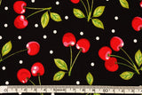 Cherry printed Fabric Fruit Basket fabric by the Half Yard