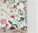 韓国製ボタニカルバンビ生地、半ヤード 45cm x 150cm 18"x 58" / コットン&リネン