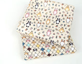 蛋花動物圖案布料,可愛,兒童,縫紉,被子,韓國製造,半碼