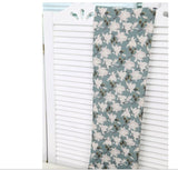 Magnolia Flower patterned Fabric made in Korea by the Half Yard 45cm X 150cm or 18" X 57.5", Cotton Linen