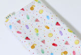 Popsicle Fruits Patterned Fabric made in Korea by the Half Yard