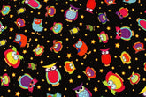 Sue Marsh 的 Happy Owl-o-ween RJR 布料半碼