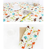 Kawaii Dinosaurs printed Korean Fabric by the Half Yard Oxford