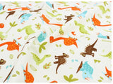 Kawaii Dinosaurs printed Korean Fabric by the Half Yard Oxford