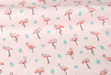 Flamingo Patterned Fabric made in Korea by Half Yard