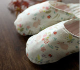 韓国製のウサギの花柄生地(半ヤード)