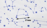 Constellation Star Patterned Fabric, Cute, Kids, Sewing, Quilt made in Korea by Half Yard DTP(Digital Textile Printing) Method
