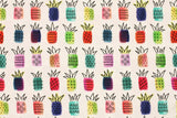 Pineapple Patterned Fabric made in Korea by the Half Yard