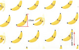 微笑香蕉圖案布料韓國製造半碼