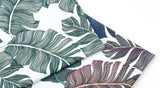 韓国製のトロピカルリーフ柄生地(半ヤード単位)