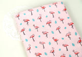 Flamingo Patterned Fabric made in Korea by Half Yard