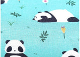 韓国製パンダ柄生地 半ヤード単位