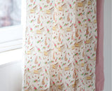 Pony Donkey Rabbit Flower printed Fabric made in Korea by the Half Yard